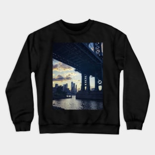 Manhattan Bridge, Brooklyn, New York City Crewneck Sweatshirt